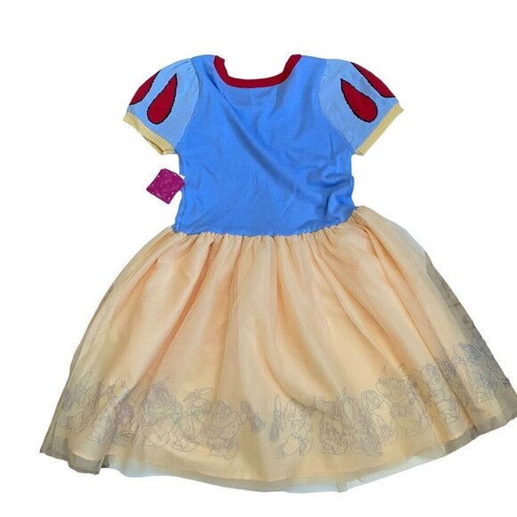 Target Girls' Snow White Seven Dwarfs Cosplay Dress Light Blue Yellow Size XL - Picture 6 of 12